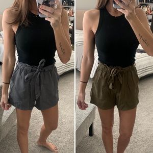 2 pairs of utility bag shorts